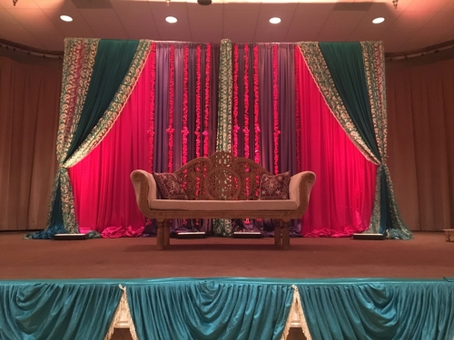 Teal-Fuchsia Backdrop